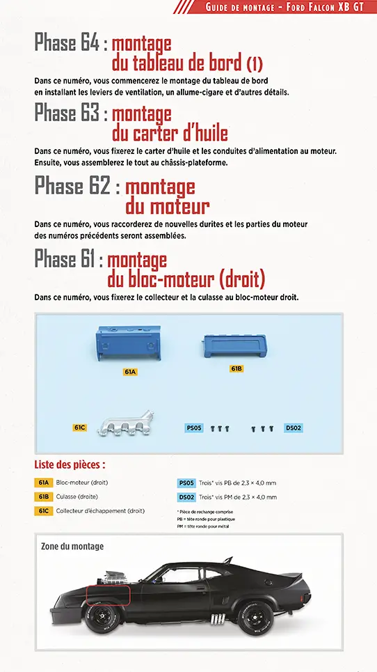 Les instructions disponibles en ligne