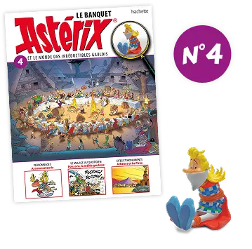 Le N°4 : Le fascicule + La figurine d'Assurancetourix