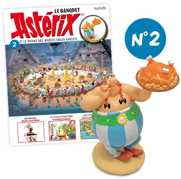 Le N°2 : Le fascicule + La figurine d'Obélix