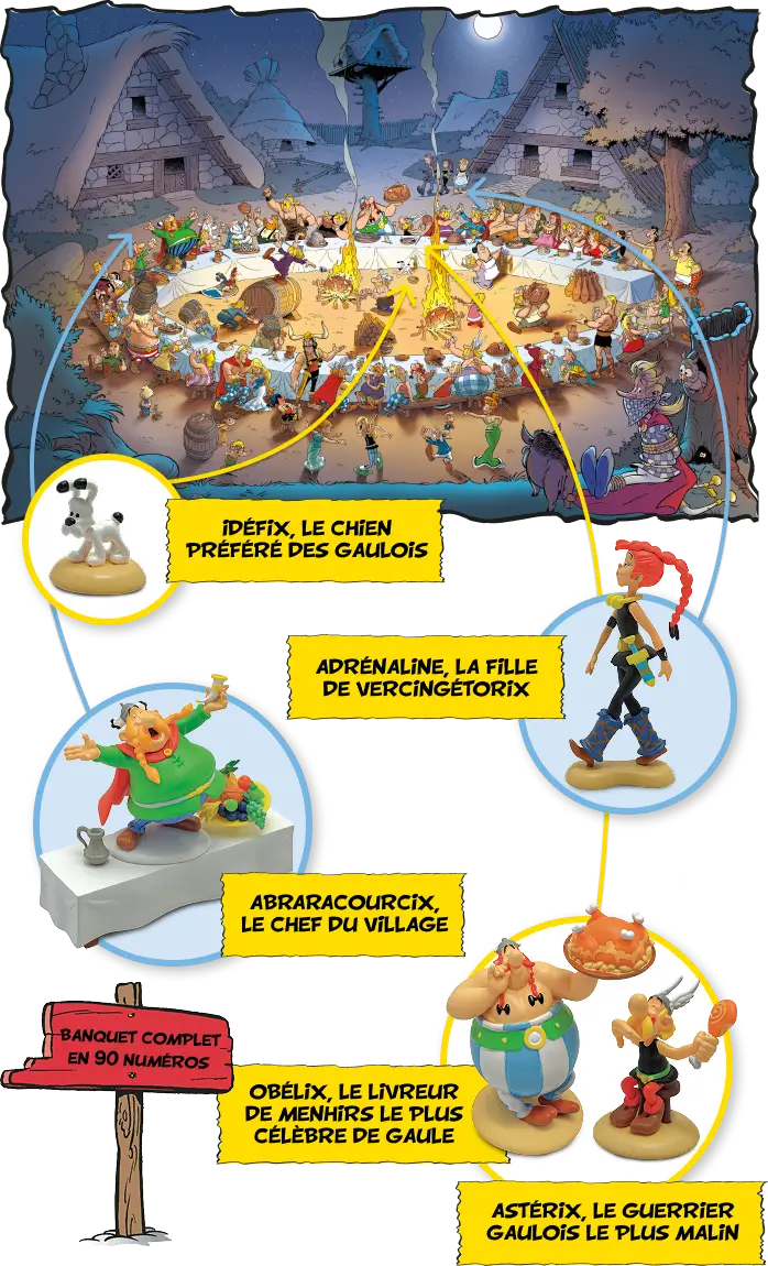 RECONSTITUEZ LE CÉLÈBRE BANQUET ASTÉRIX !