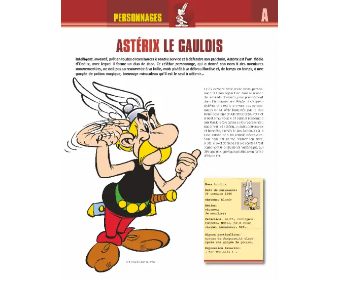 Apprenez-en plus sur tous les personnages emblématiques de l'univers d'Astérix.